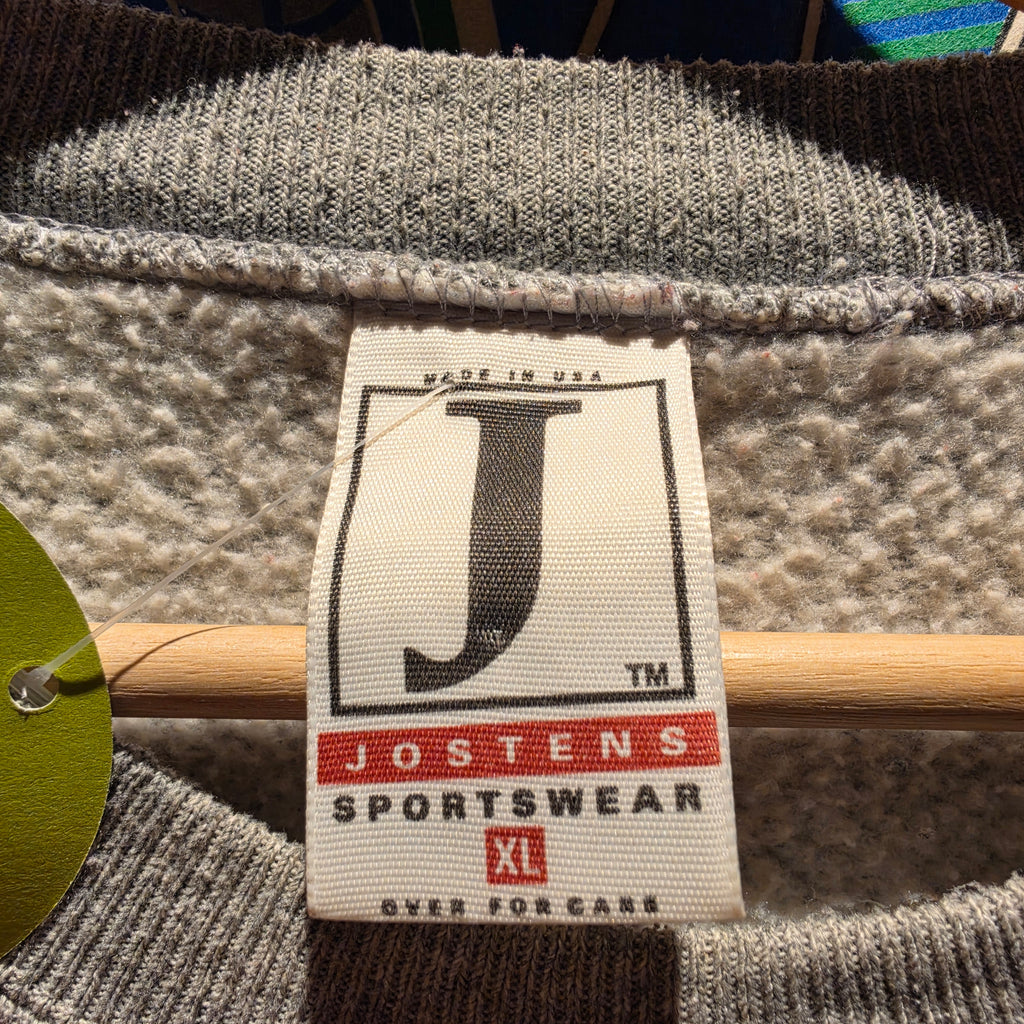 VTG Indiana Hoosiers Grey Sweatshirt Jostens Sportswear: XL