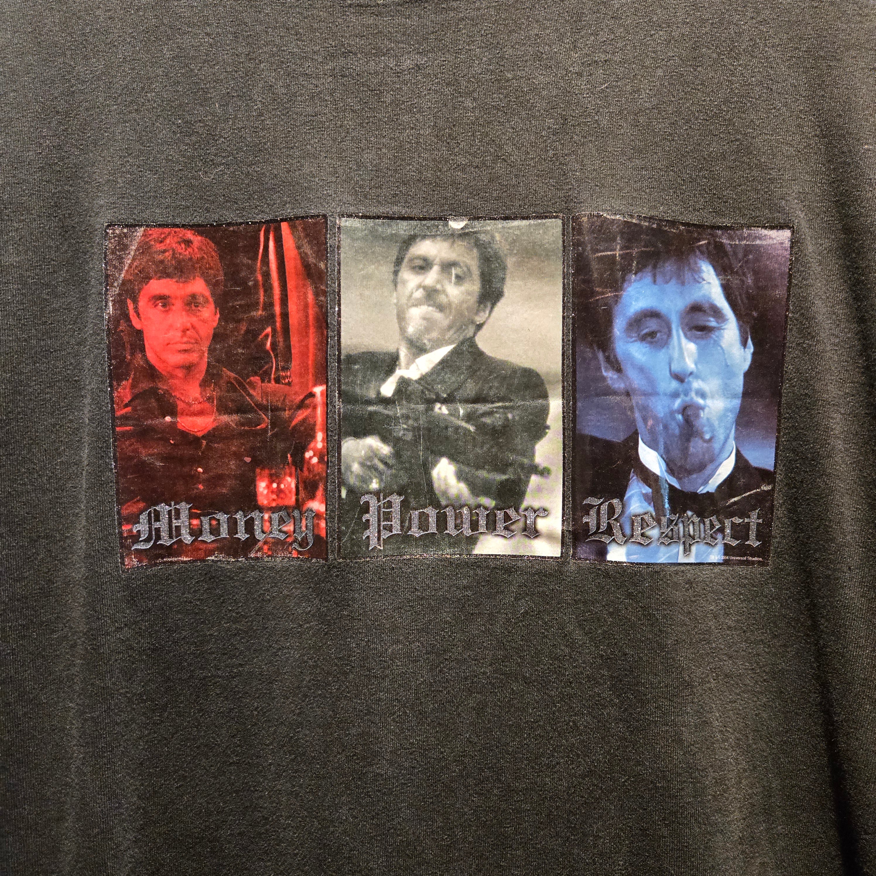 VTG 2004 Universal Studios Scarface Single Stich Black Long Sleeve T-Shirt: 2XL