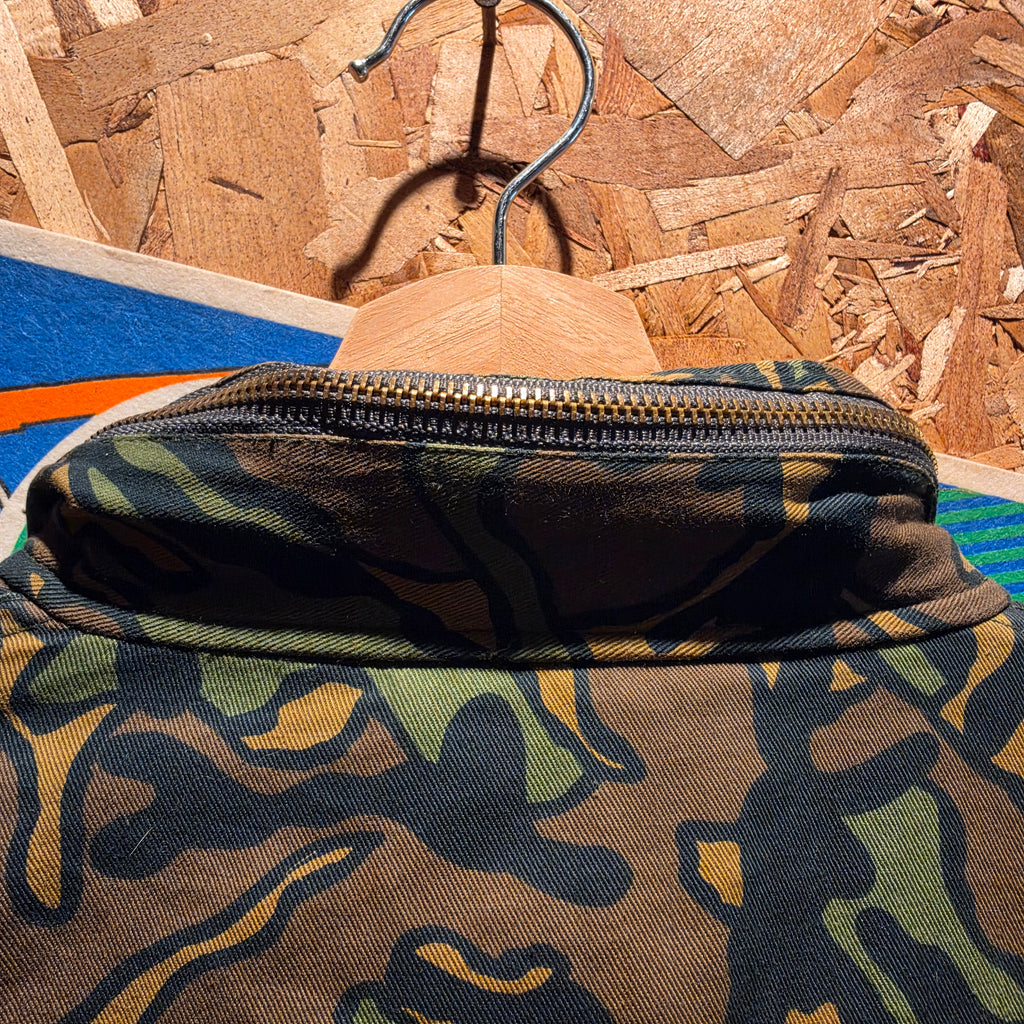 VTG Winchester Hunting Jacket Camo Hooded Mens: XL