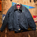 VTG Y2K Carhartt Duck J13 Santa Fe Jacket Red Quilted Embroidered: XL