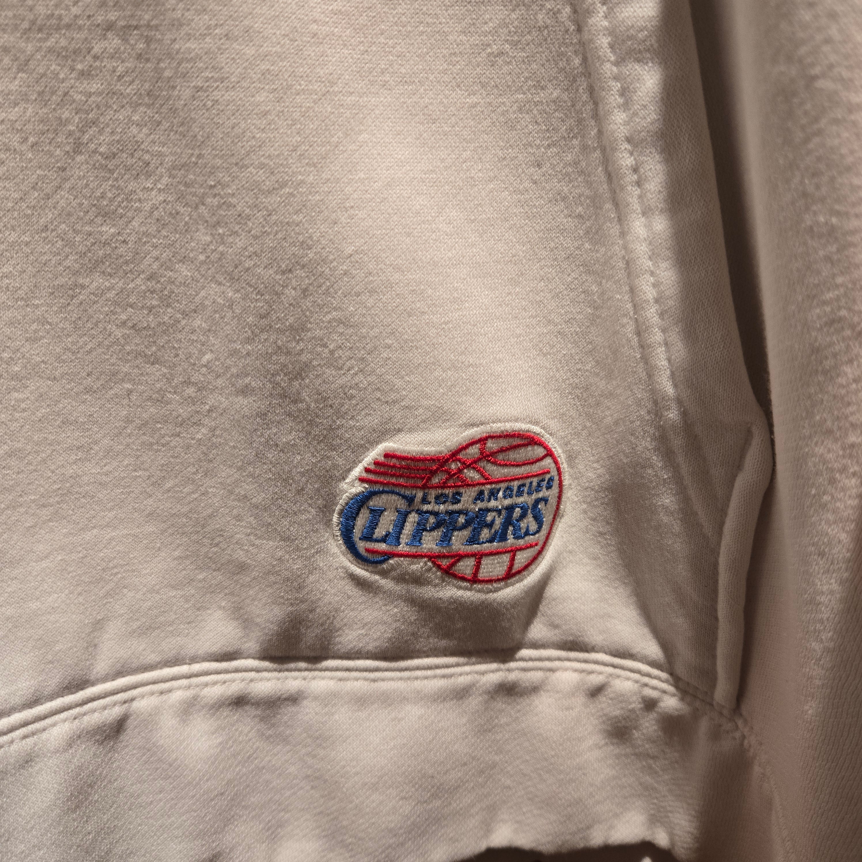 VTG Nike Center Swoosh Los Angeles Clippers Rare White: XL