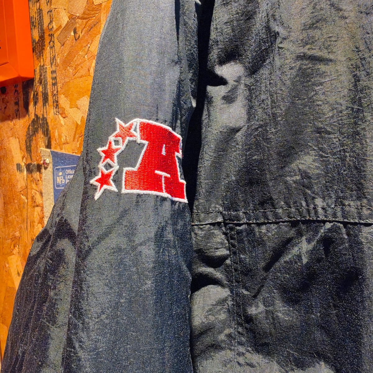 VTG Pittsburgh Steelers Reebok NFL Puffer Jacket Big Logo Mens: XL