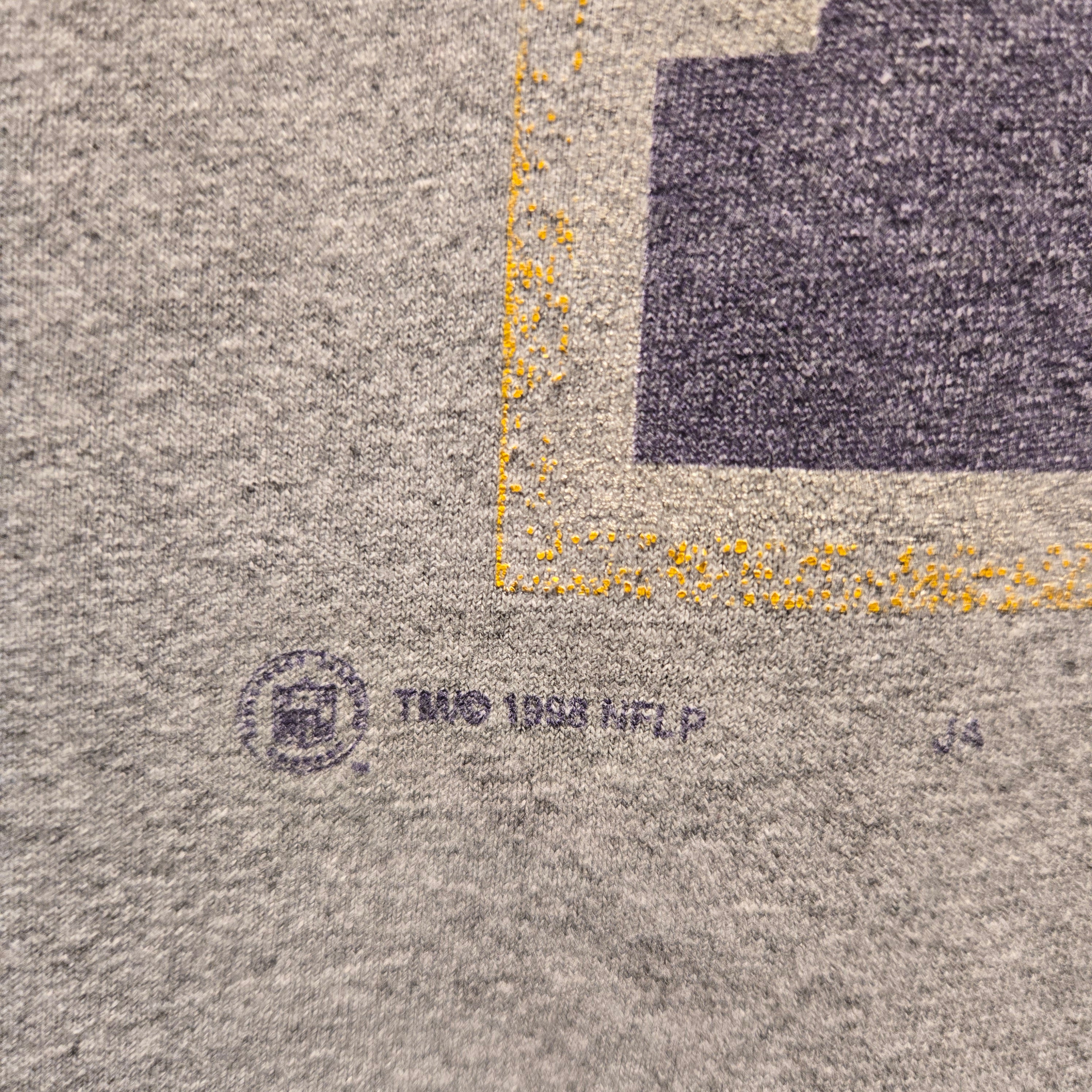 VTG 1998 Minnesota Vikings Randy Moss Grey T-shirt: XL