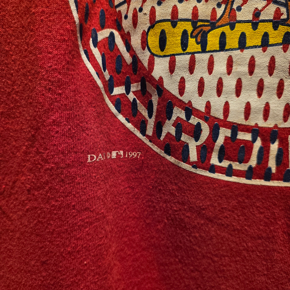 VTG 1997 St. Louis Cardinals Basball MLB Red T-Shirt: Large