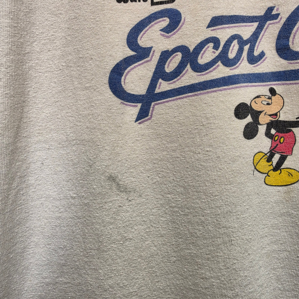 VTG 90'S Walt Disney World Epcot White T-Shirt: Medium