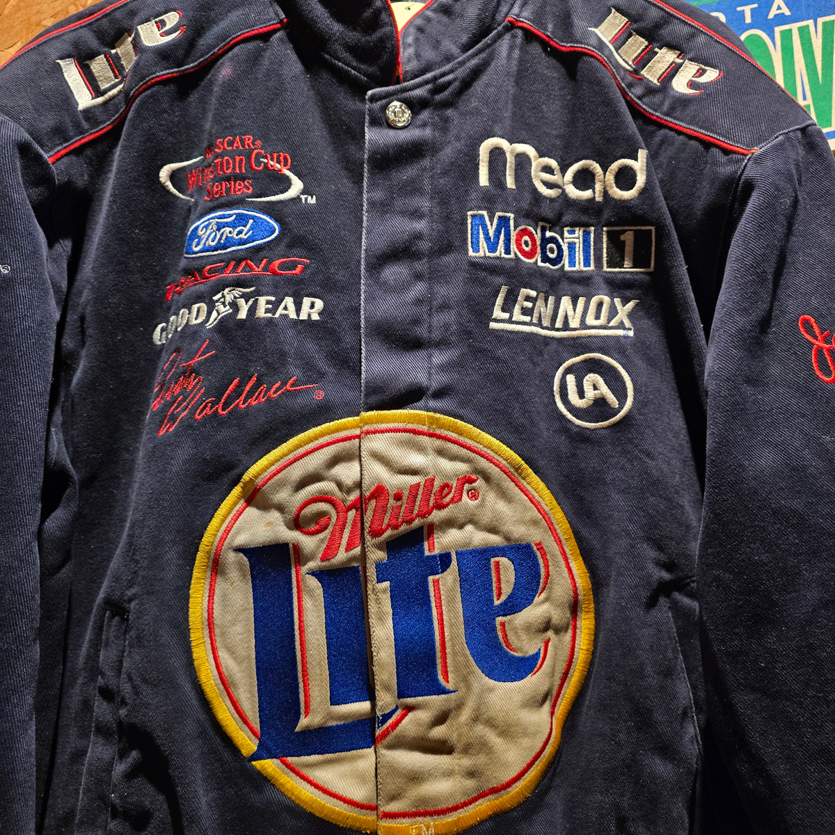 VTG Chase Rusty Wallace Jeff Hamilton Racing Jacket Winston Cup: Small