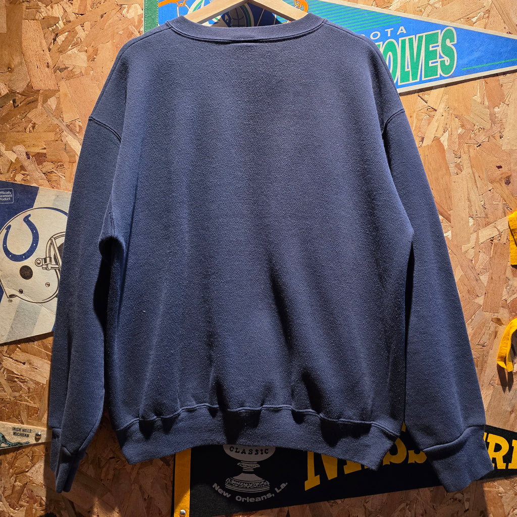 VTG 1993 Dallas Cowboys NFL Navy Sweatshirt Tultex: Large