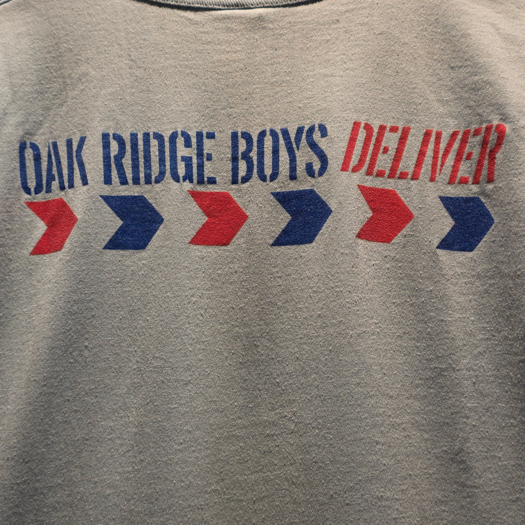 VTG 80's Oak Ridge Boys Deliver Graphic Tour T-Shirt: Small