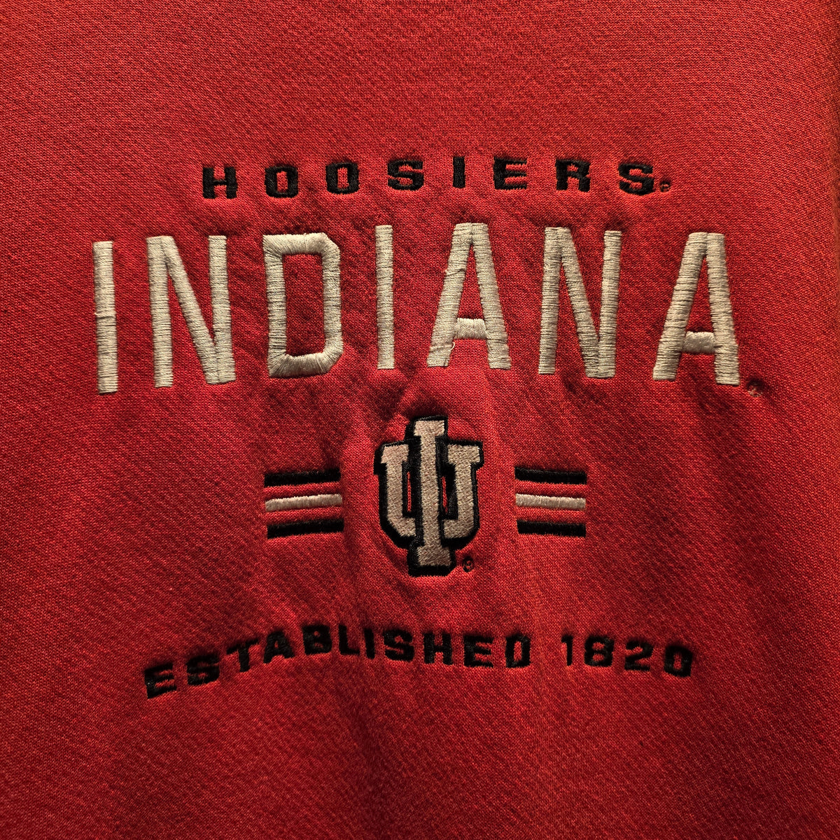 VTG Lee Sport Indiana University Hoosiers Red Crewneck: XXL