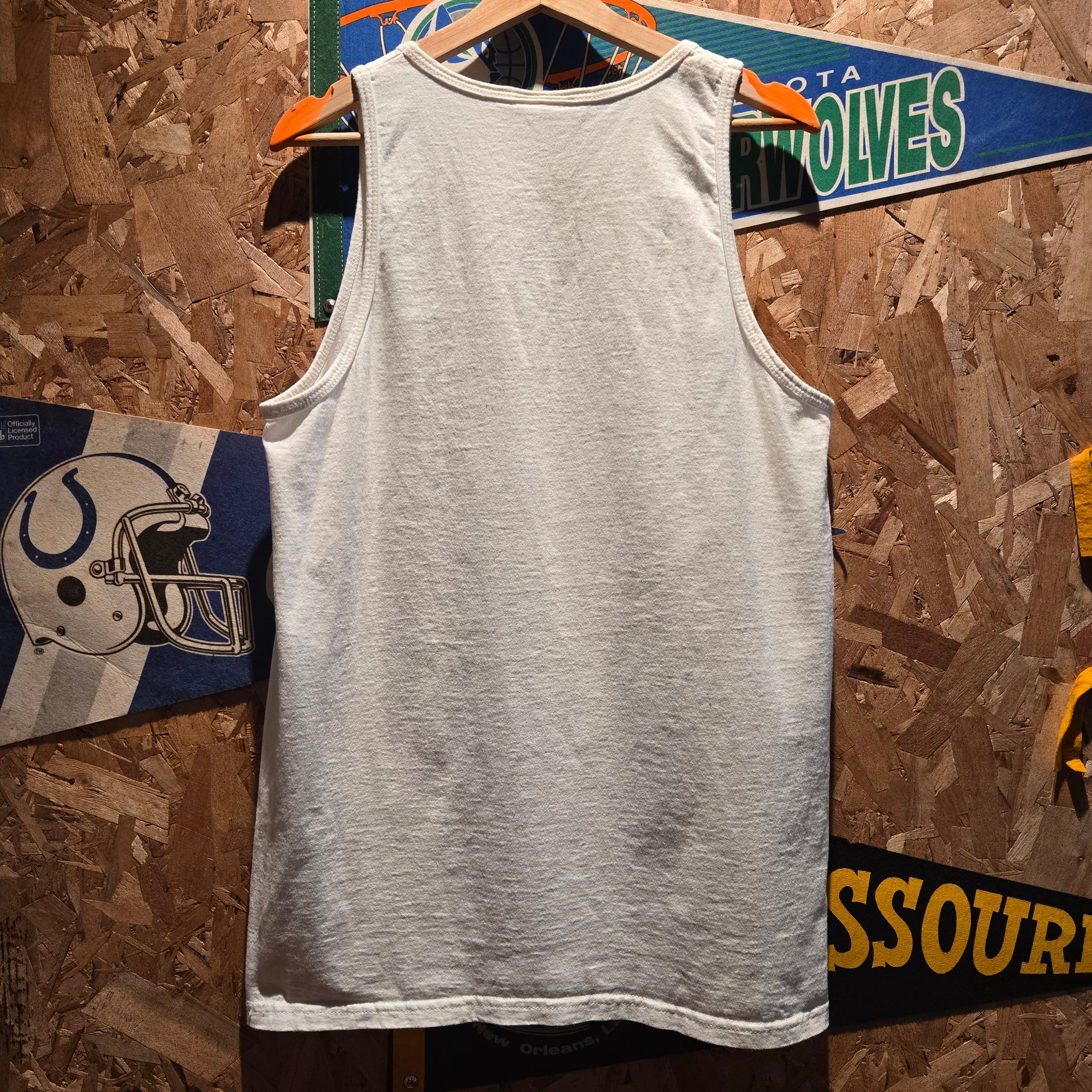 VTG 2001 Indy 500 Graphic Tank Top Logo Athletic: Large