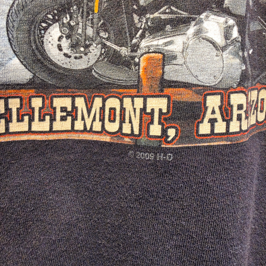2009 Harley Davidson Black Short Sleeve T-Shirt Grand Canyon Arizona: XL