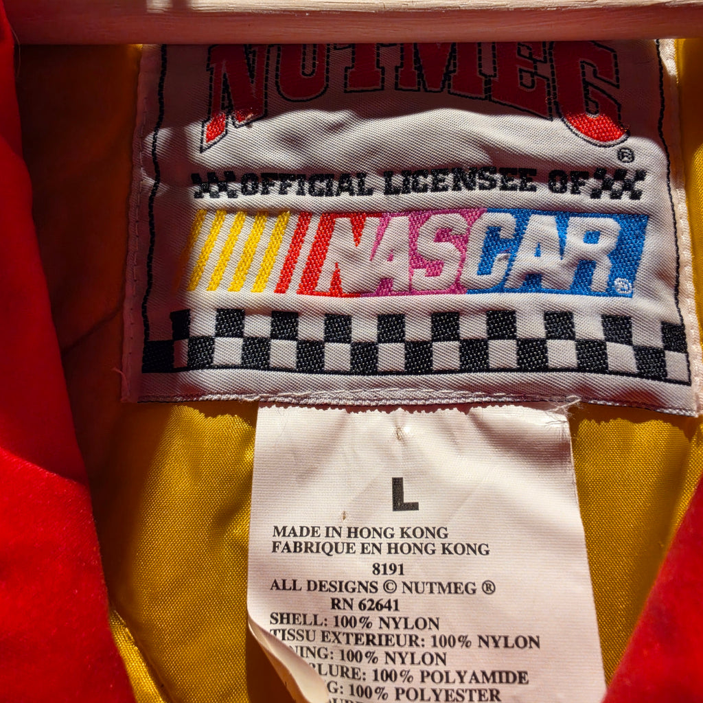 VTG Jeff Gordon Nascar Racing Team Nutmeg Full Zip Jacket Mens: Large