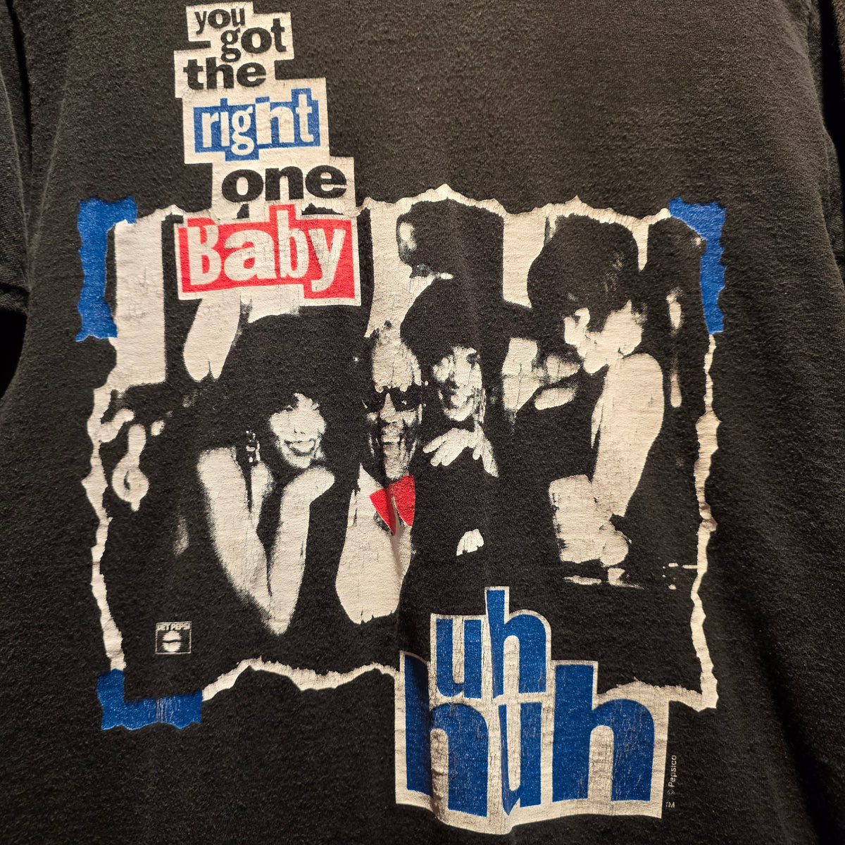 VTG 90s Diet Pepsi Ray Charles T-Shirt Advertisement Promo Black: Large