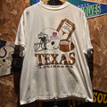 VTG 1995 Texas Longhorns Sugar Bowl White T-Shirt Single Stitch: Large
