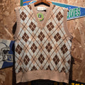 VTG Brian Mac Neil Sportswear Sweater Vest Diamonds: Medium