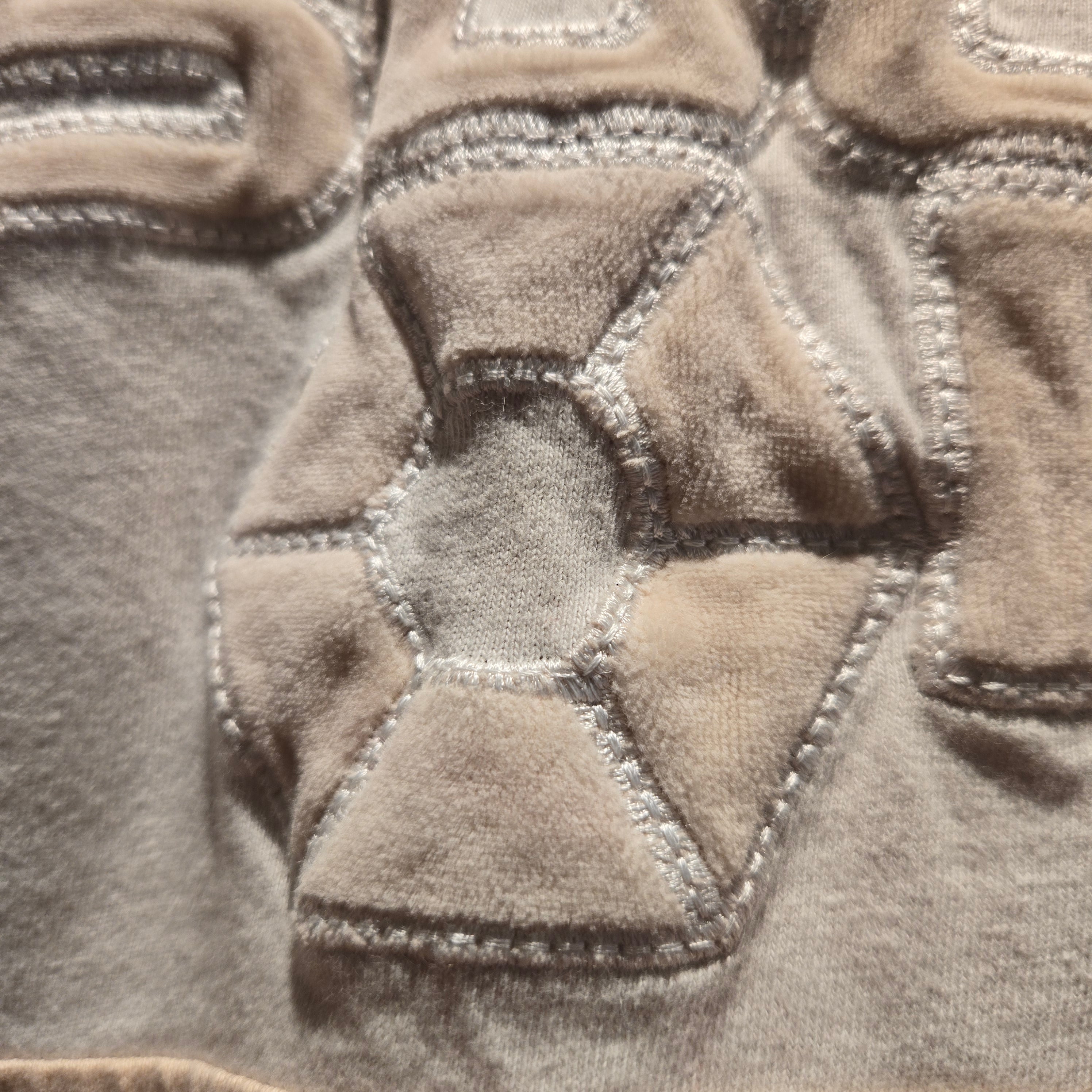 VTG South Pole Authentic Collection Beige Embroidered Print: Large