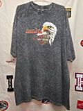 VTG 2002 Harley Davidson Eagle T-Shirt Laid Laws California: 3XL