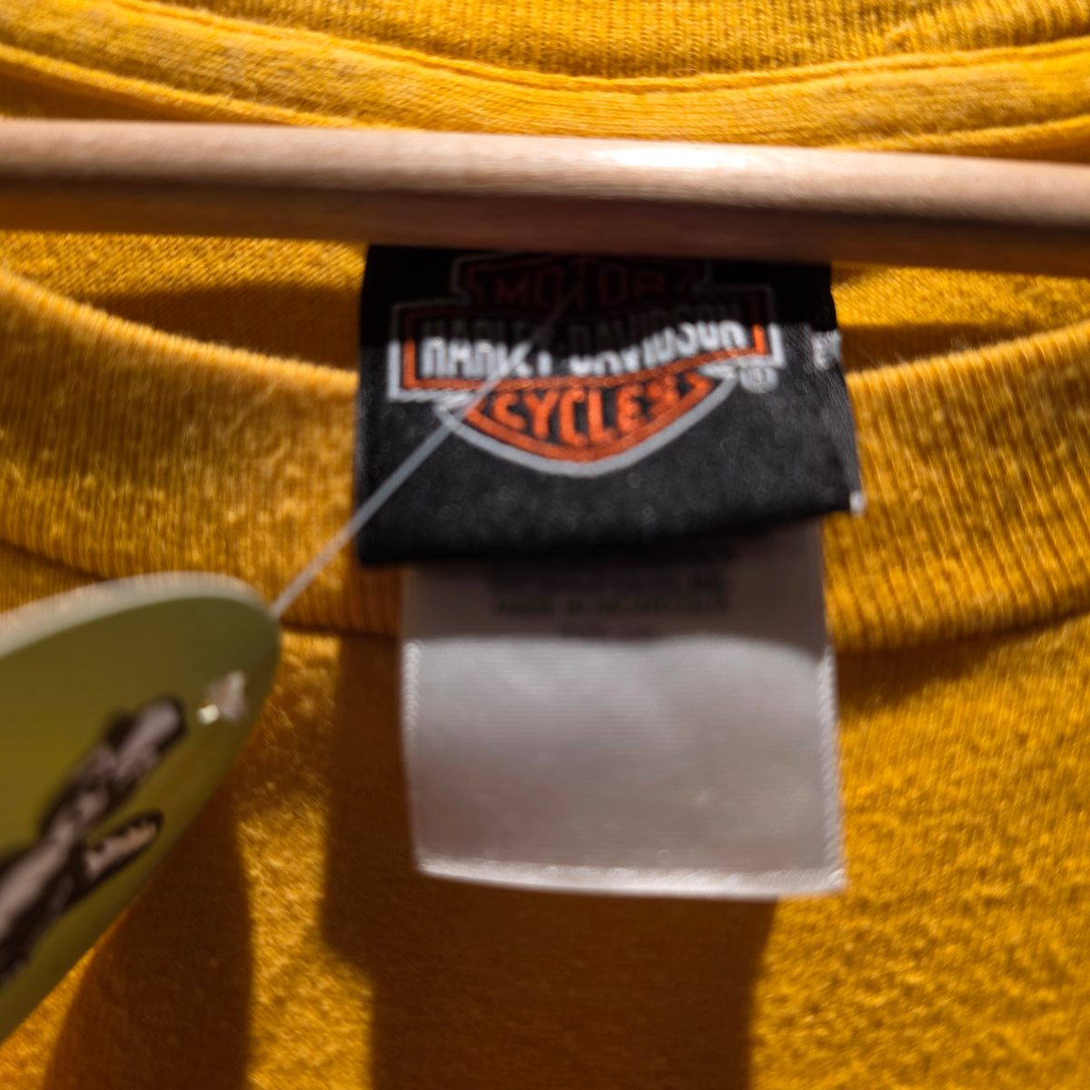 2011 Harley Davidson Yellow Long Sleeve T-Shirt Evansville Indiana: XL