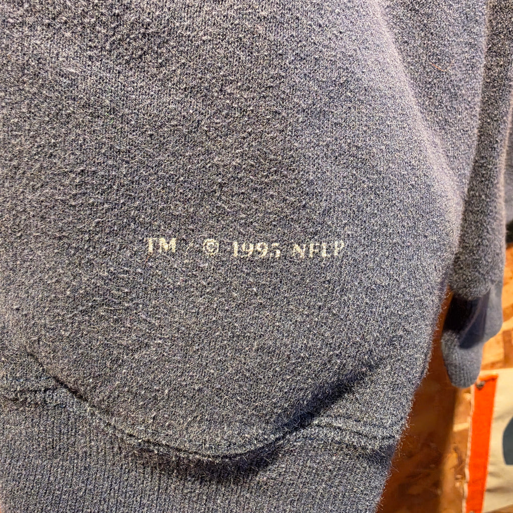 VTG 1995 Dallas Cowboys Nutmeg Blue Sweatshirt: Medium