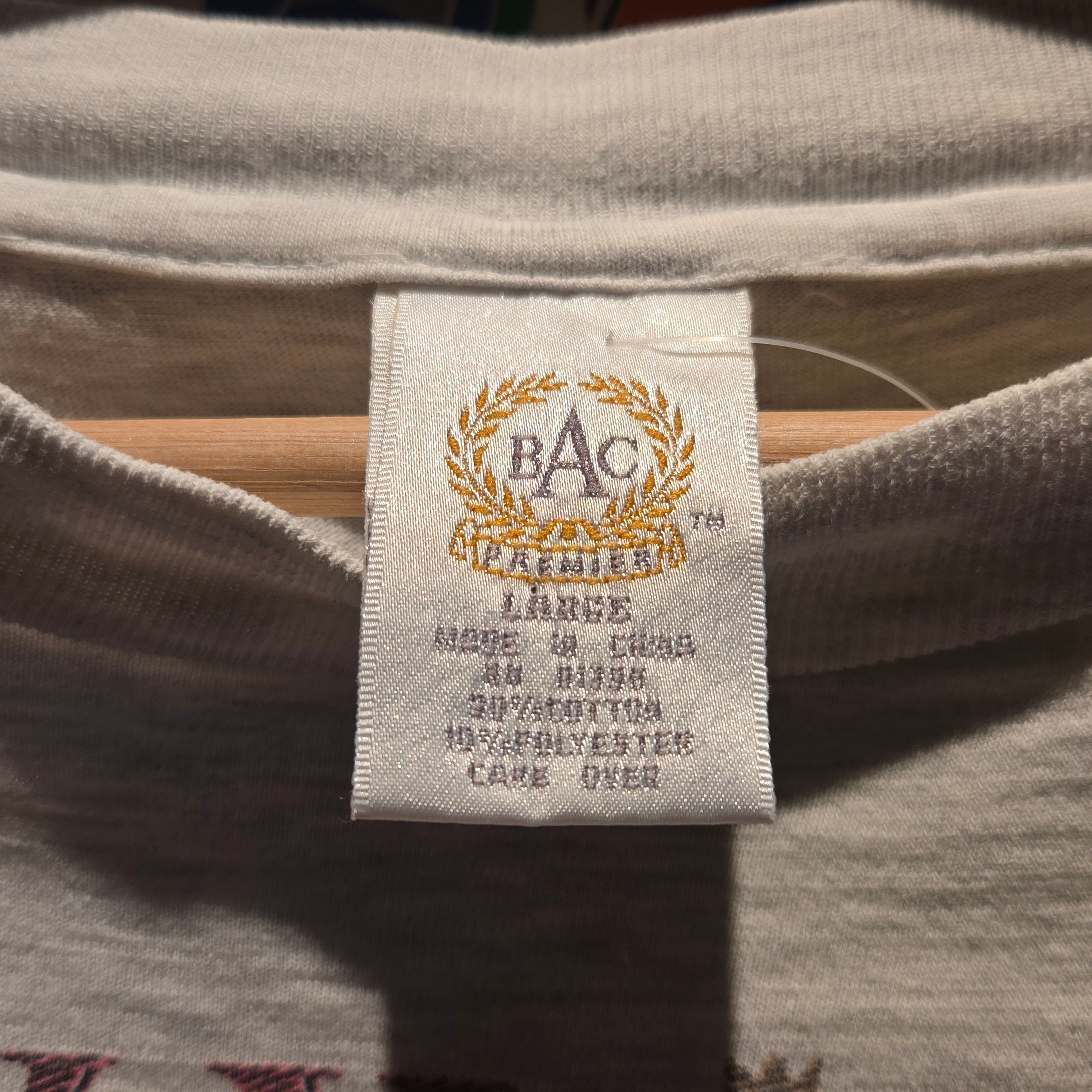 VTG Folk Wisdom Of The World Double Sided T-Shirt: Large