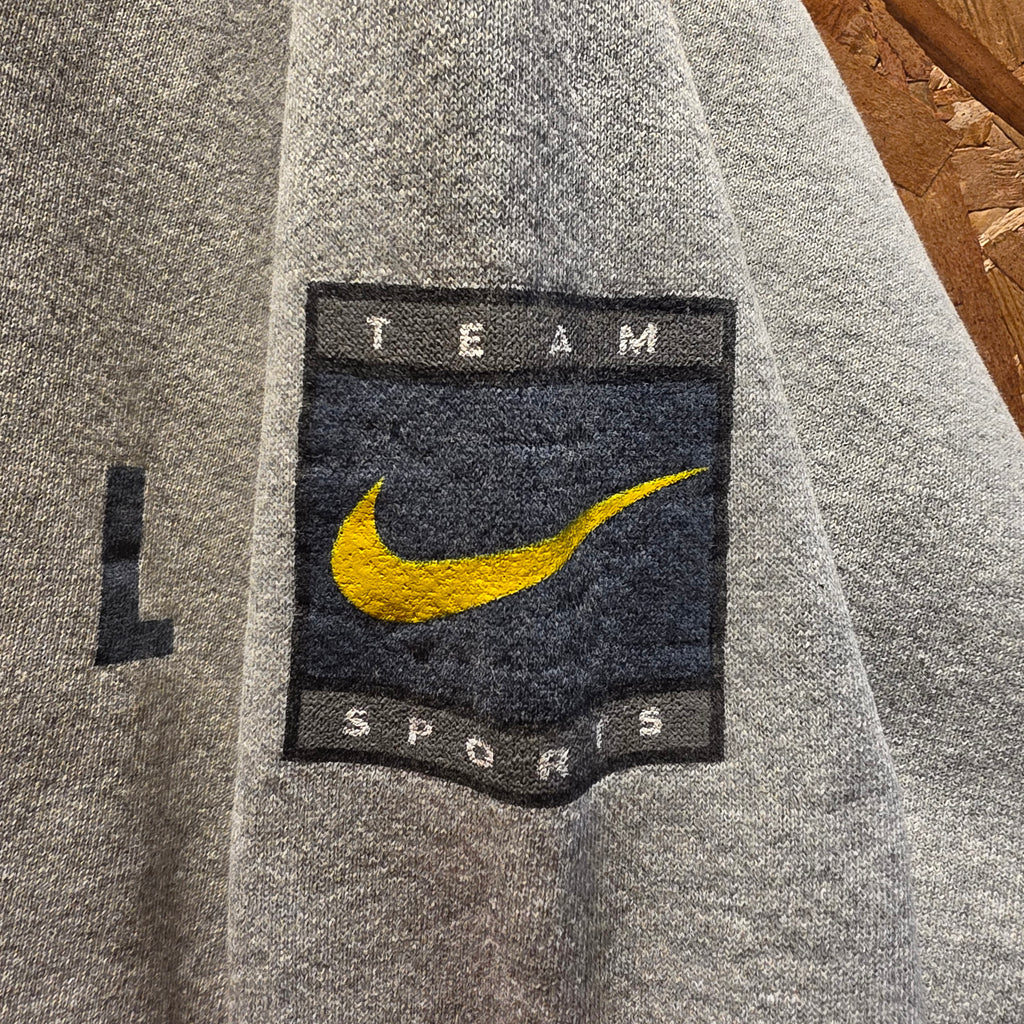 VTG 90's Nike Michigan Wolverines Football Sweatshirt Swoosh: XXL