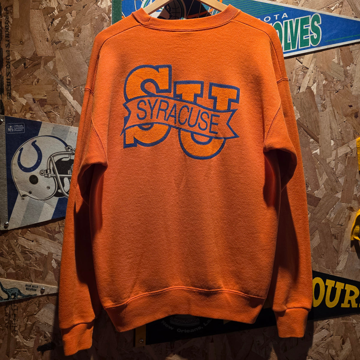 VTG Syracuse University Orangemen Crewneck Sweatshirt: XL