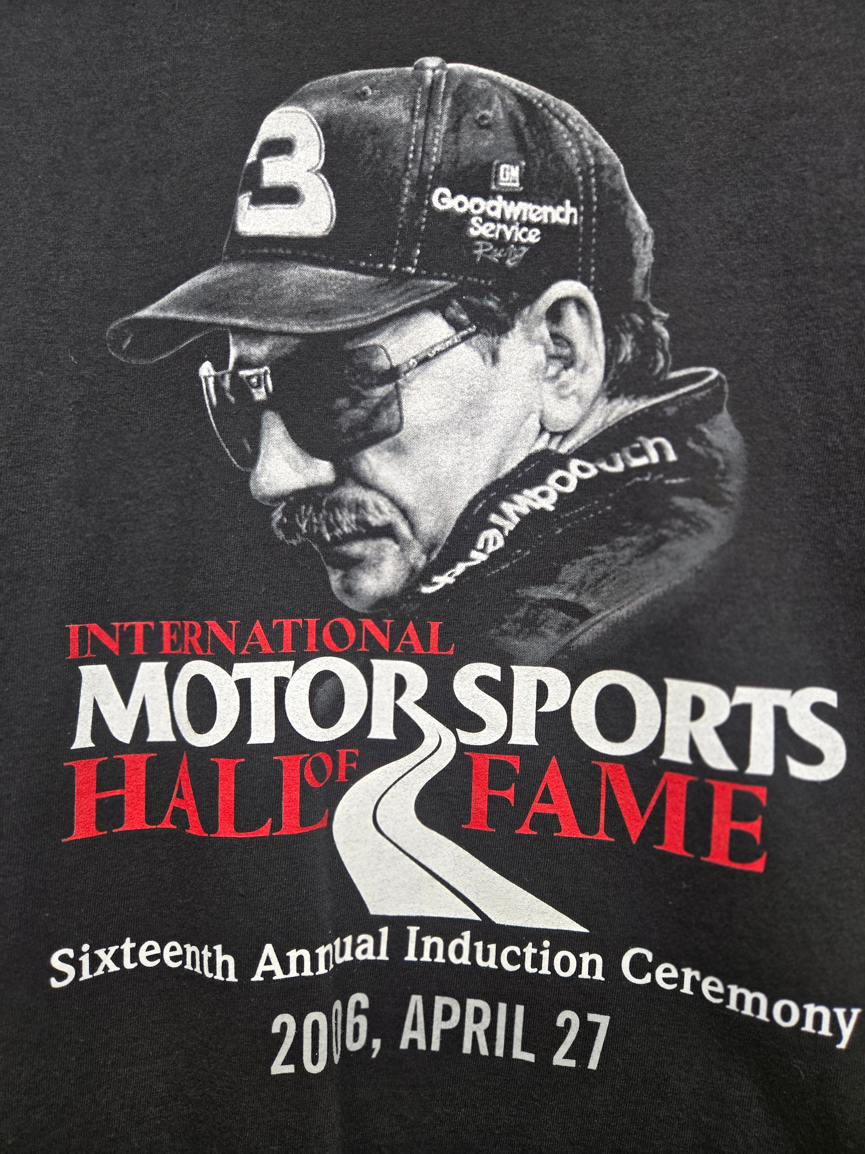 VTG Dale Earnhardt 2006 Induction Nascar Hall Of Fame: XL