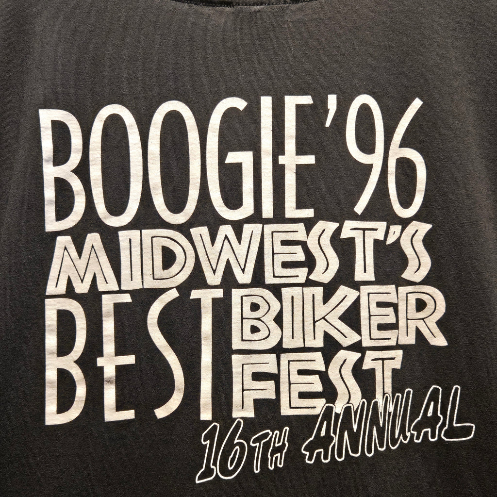 VTG 1996 16th Annual Boogie Survivor Black T-Shirt: XL