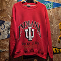 VTG Lee Sport Indiana University Hoosiers Red Crewneck: XL