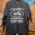 Y2K No Limit Forever Records Master P Romeo Silk Rap T-Shirt Black: Large