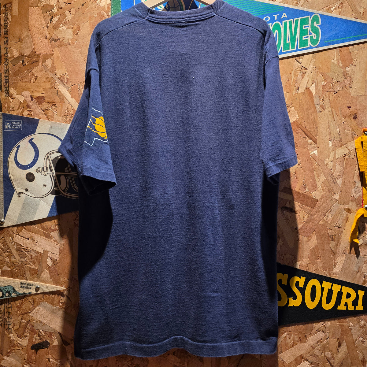 VTG Salem Indiana Pacers Navy Blue T-Shirt: XL