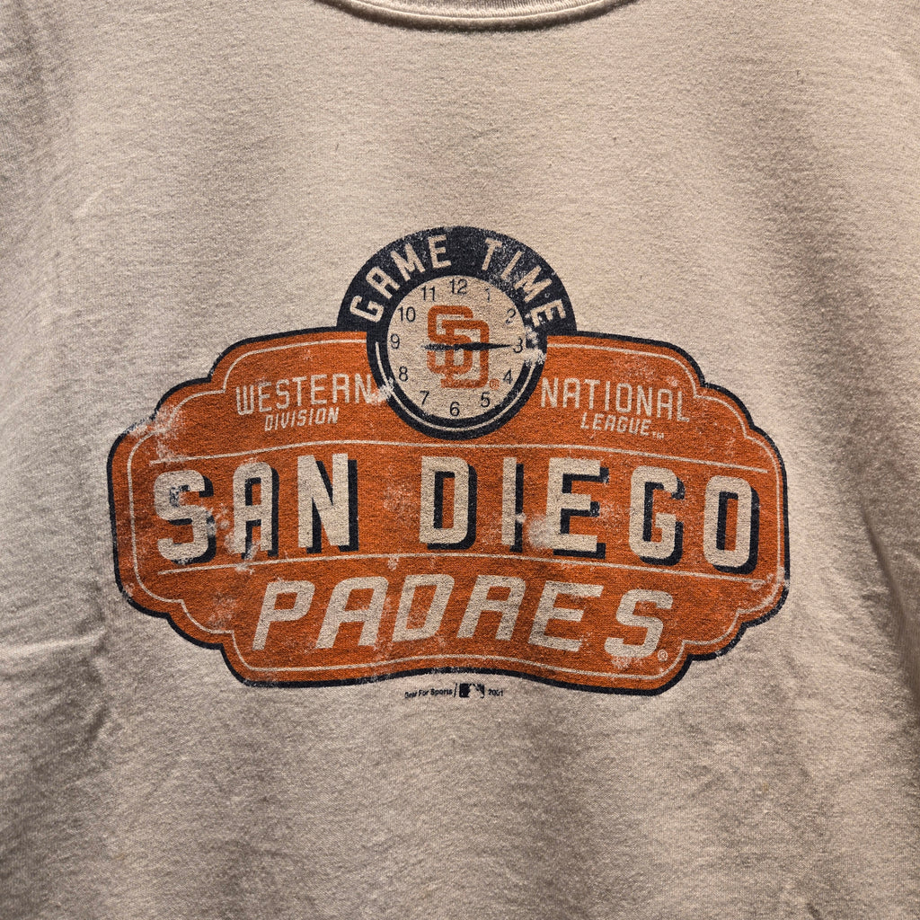 VTG 2001 San Diego Padres MLB Game Time Graphic T-Shirt Gear For Sports: Large