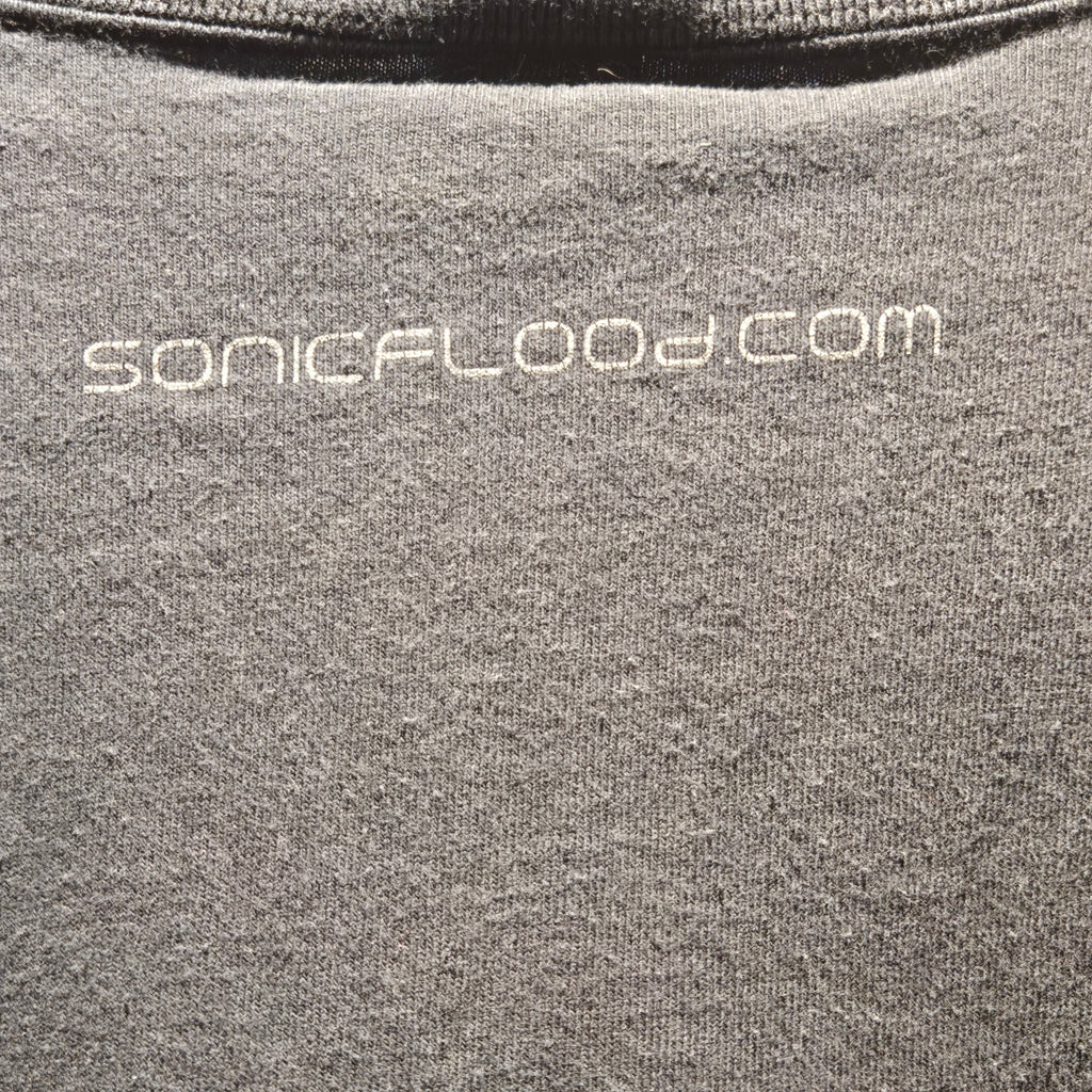 VTG Sonic Flood Band Black Long Sleeve T-Shirt: XL