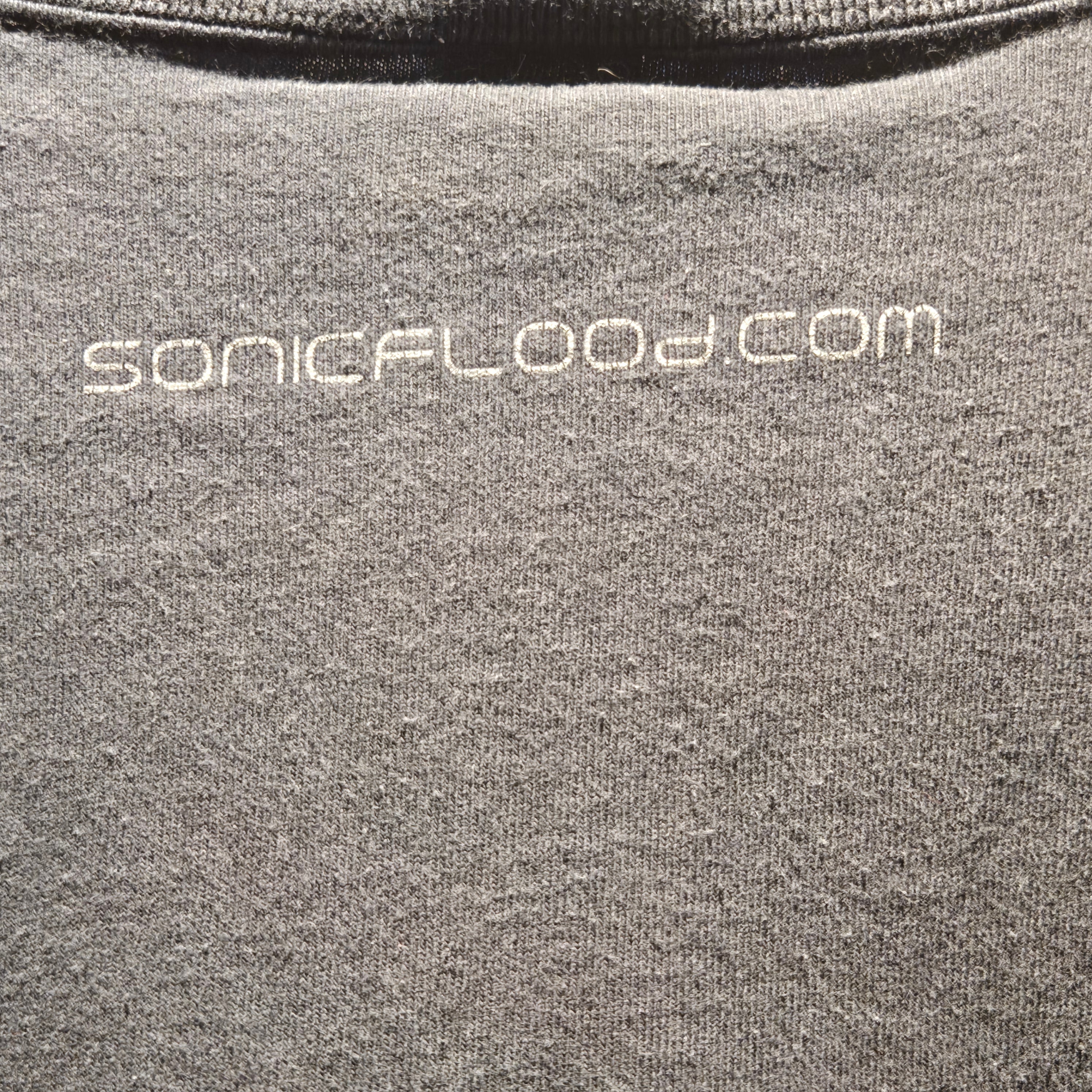 VTG Sonic Flood Band Black Long Sleeve T-Shirt: XL