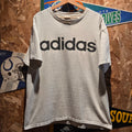 VTG Adidas Soccer Graphic Made In USA T-Shirt Spellout: Large