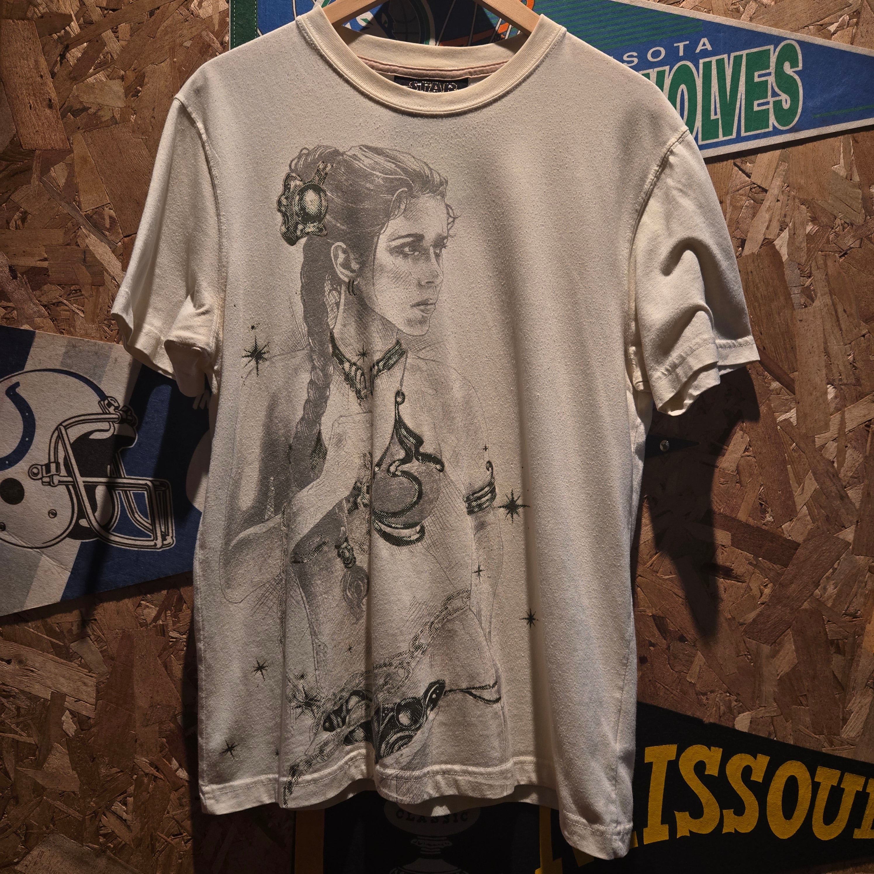Star Wars Marc Ecko Cut & Sew Princess Leia Shirt Mens Large Graphic Tee