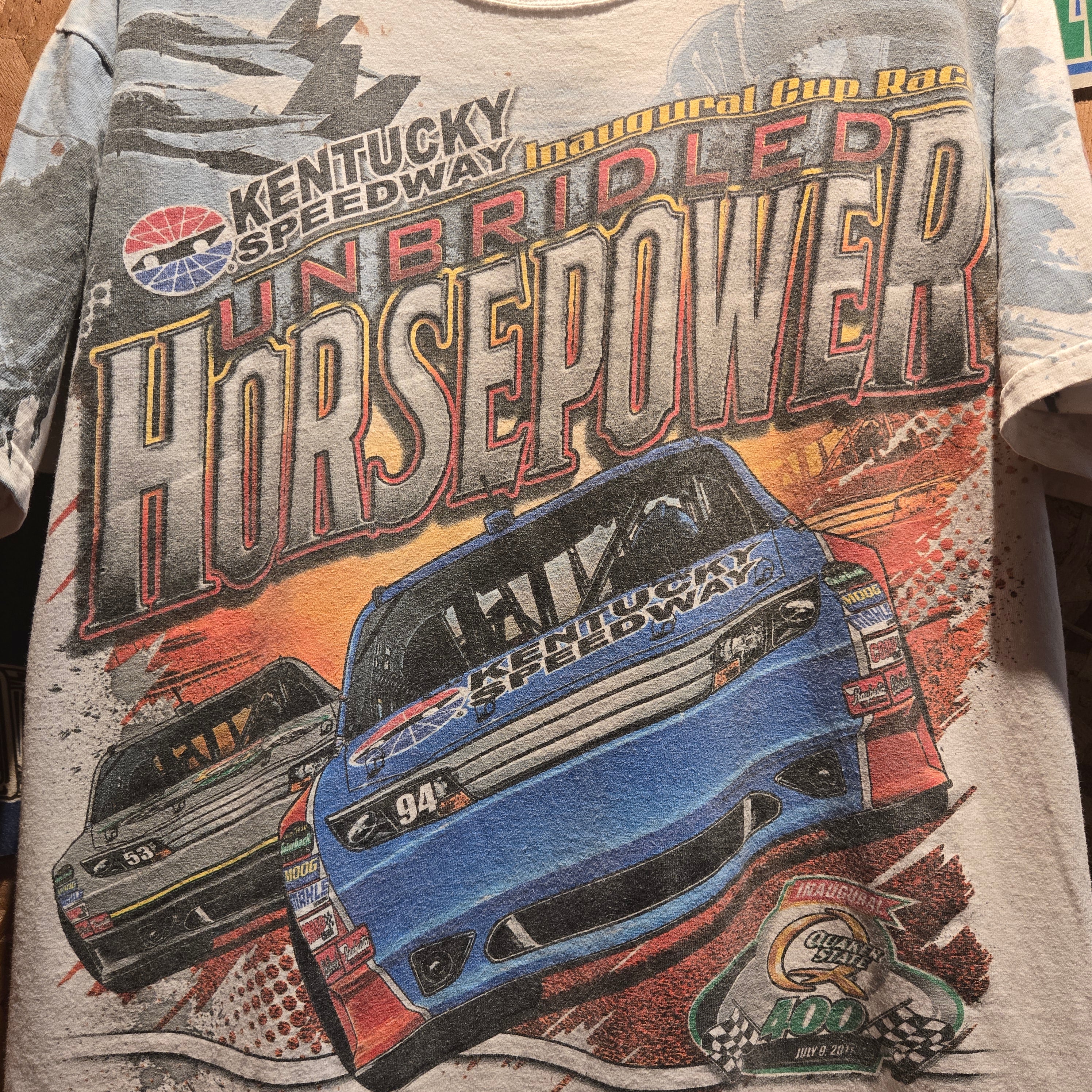 2011 NASCAR Kentucky Motor Speedway T-Shirt Rollin Thunder: Large