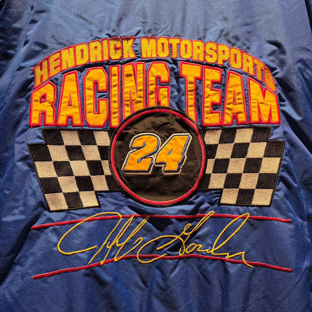 VTG Jeff Gordon Nascar Racing Team Nutmeg Full Zip Jacket Mens: Large