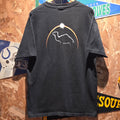 VTG 90s Joe Camel Cigarettes Eclipse Pocket T-Shirt Black: XL