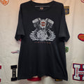 VTG 1995 Harley Davidson Single Stitch Engine Evolution Black T-Shirt: XL