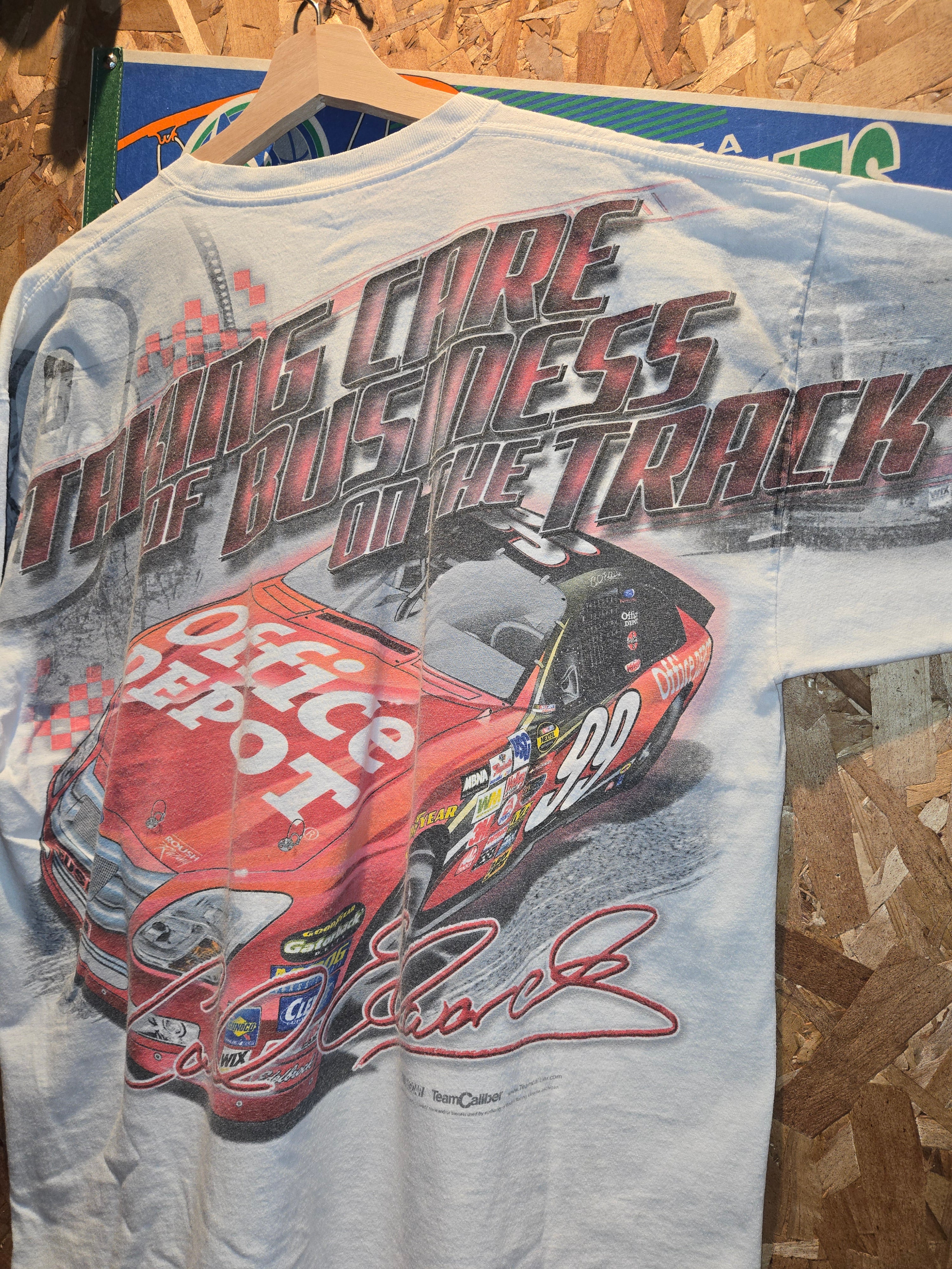 VTG Carl Edwards Nascar T-Shirt All Over Print :XL