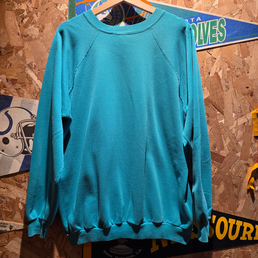 VTG Miami Dolphins Crew Neck Sweatshirt: XL