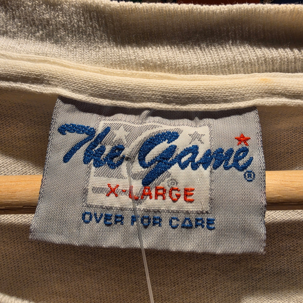 VTG The Game Utah Jazz White Graphic T-Shirt: XL