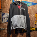 VTG Three Toned Indiana University Hoosiers Hoodie: XL