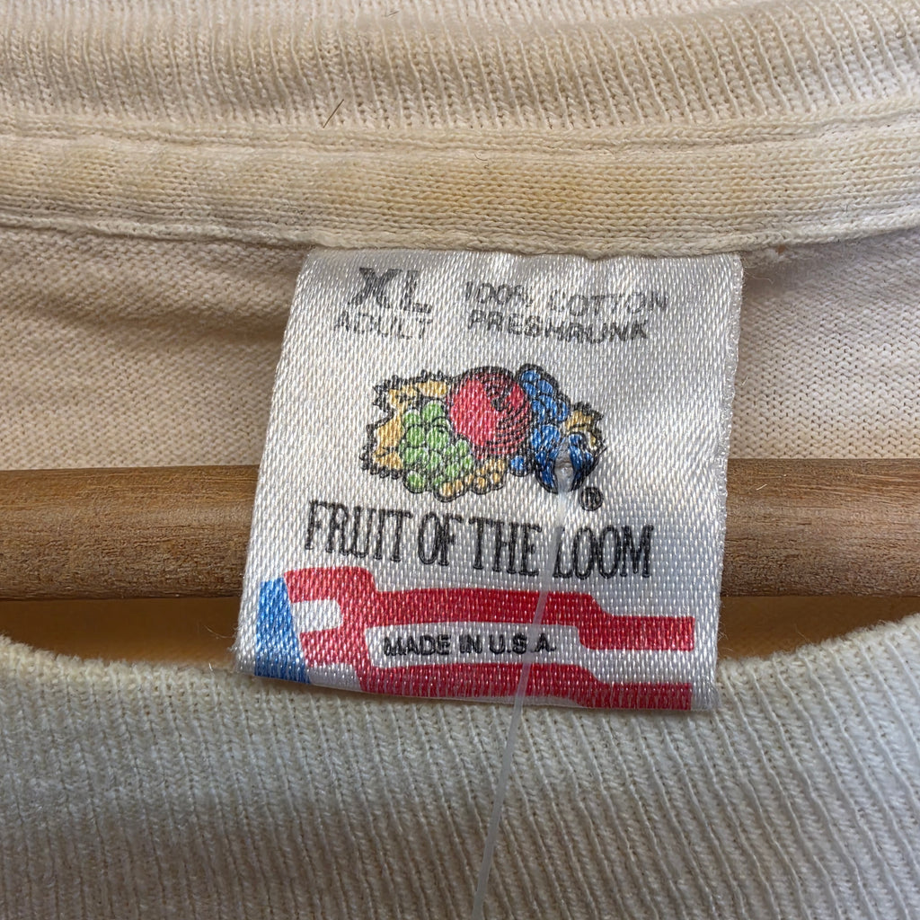 VTG Lipton Brisk Iced Tea Single Stitch T-Shirt Double-Sided: XL