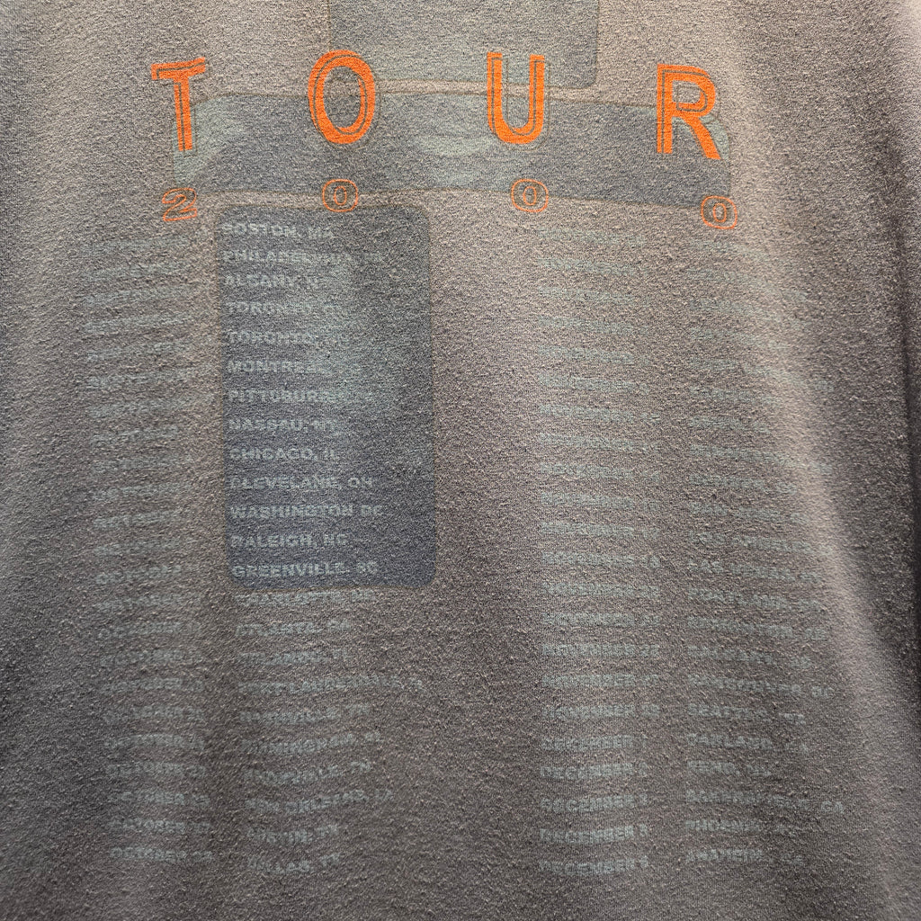 VTG Giant 2000 Y2K Tina Turner Blue Tour T-Shirt: XL