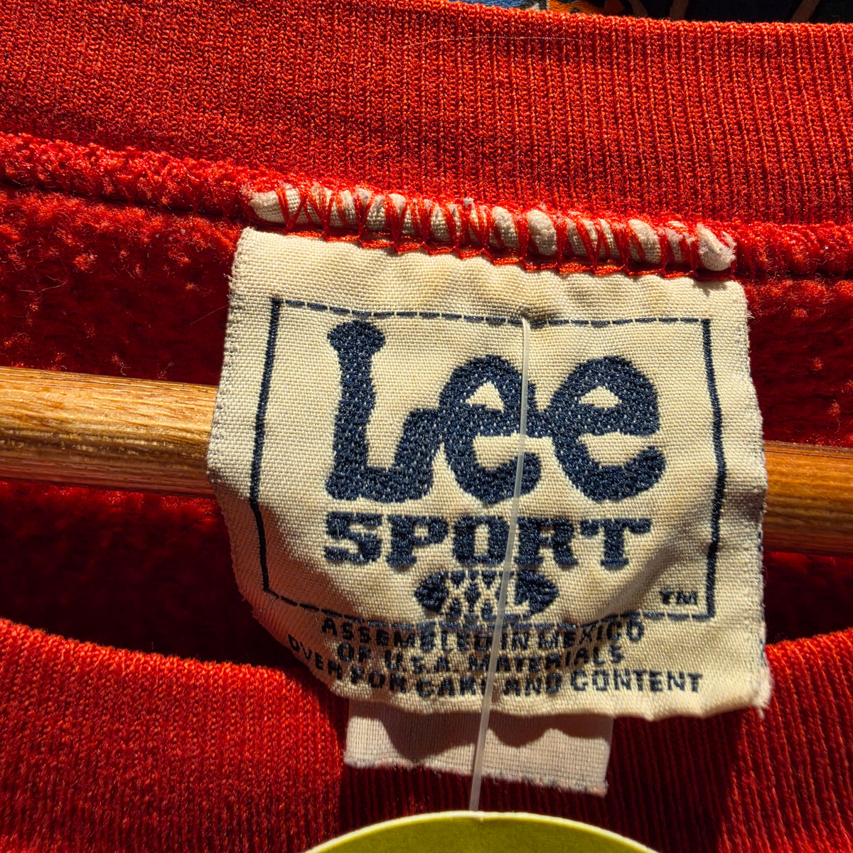 VTG Lee Sport Indiana University Hoosiers Red Crewneck: XXL