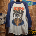VTG RARE Kiss Alive/Worldwide Tour 96’ Shirt Raglan EUC: XL