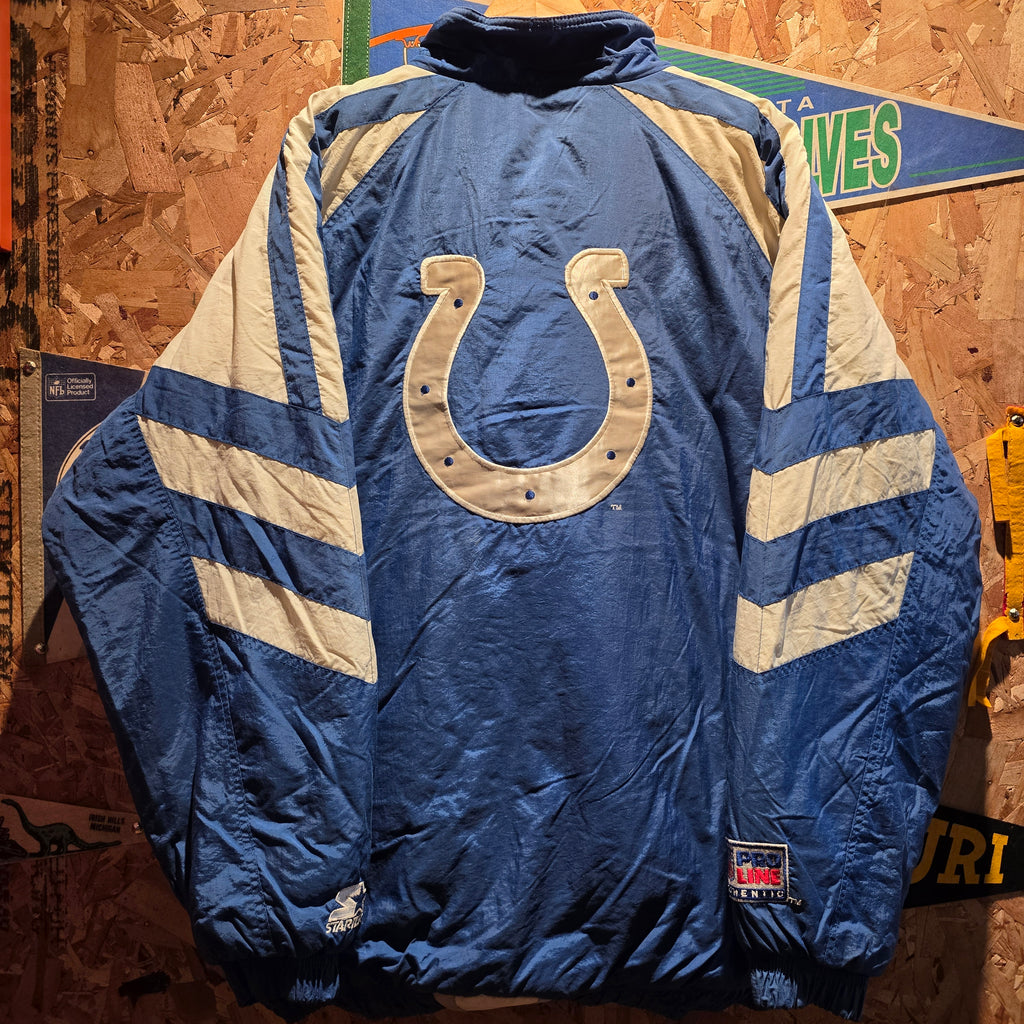 VTG Proline Starter Indianapolis Colts Puffer Jacket: XL