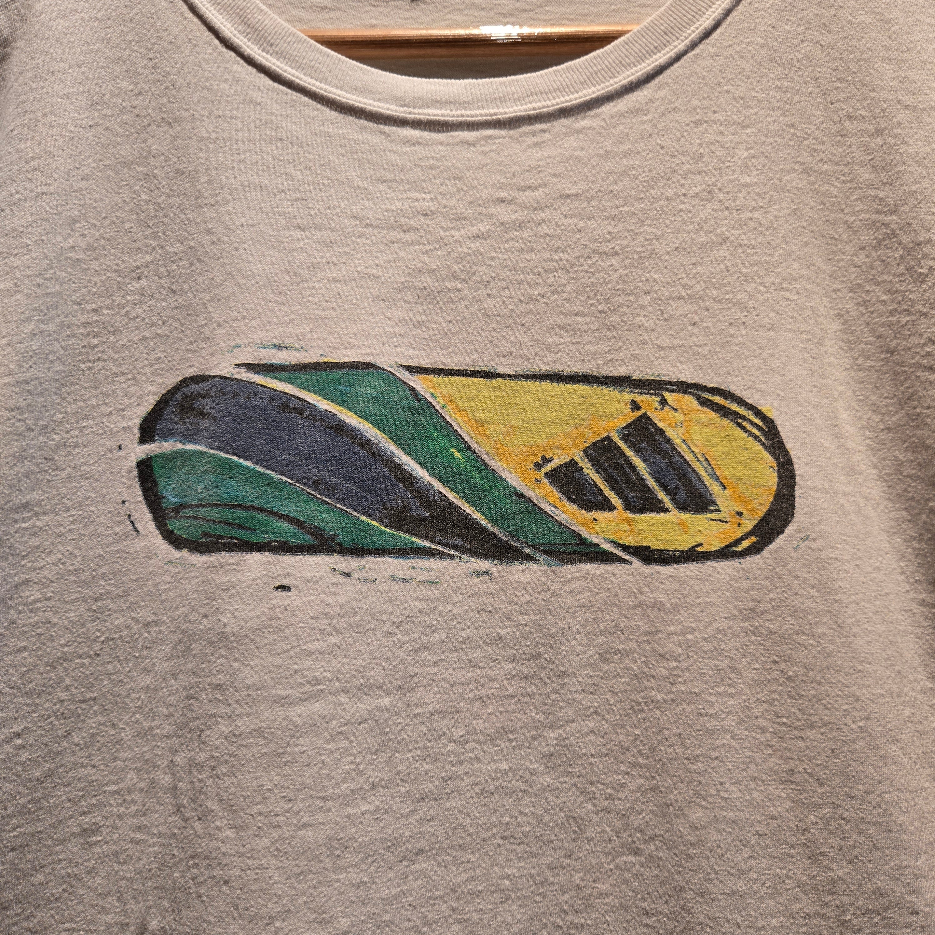VTG Adidas Made In USA Graphic T-Shirt: Large